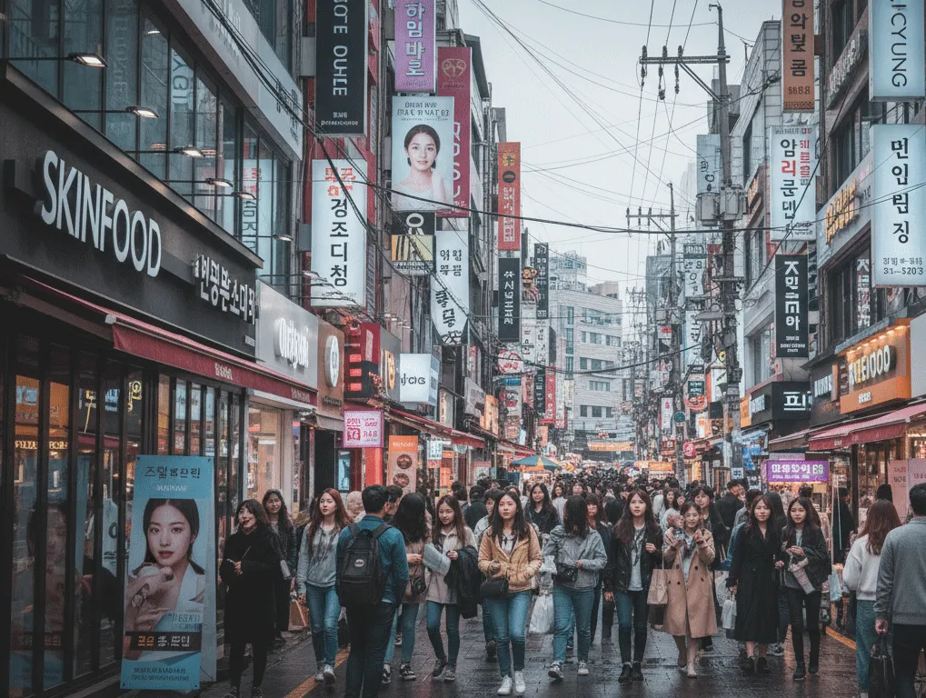 Map of Seoul K-beauty districts